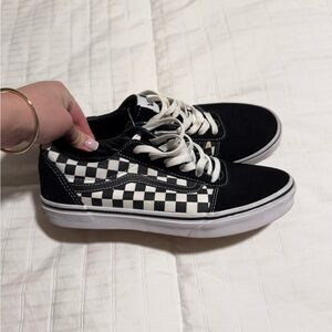 Youth Van checkers sneaker
